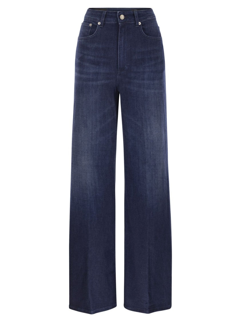 Dondup Beatrix - Five-Pocket Wide-Leg Jeans