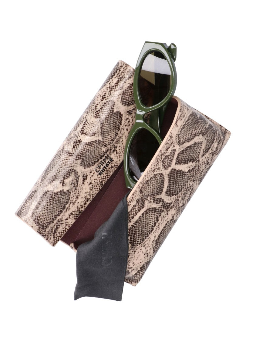 Chimi Green Deep Polarized Cat-Eye Renew Sunglasses