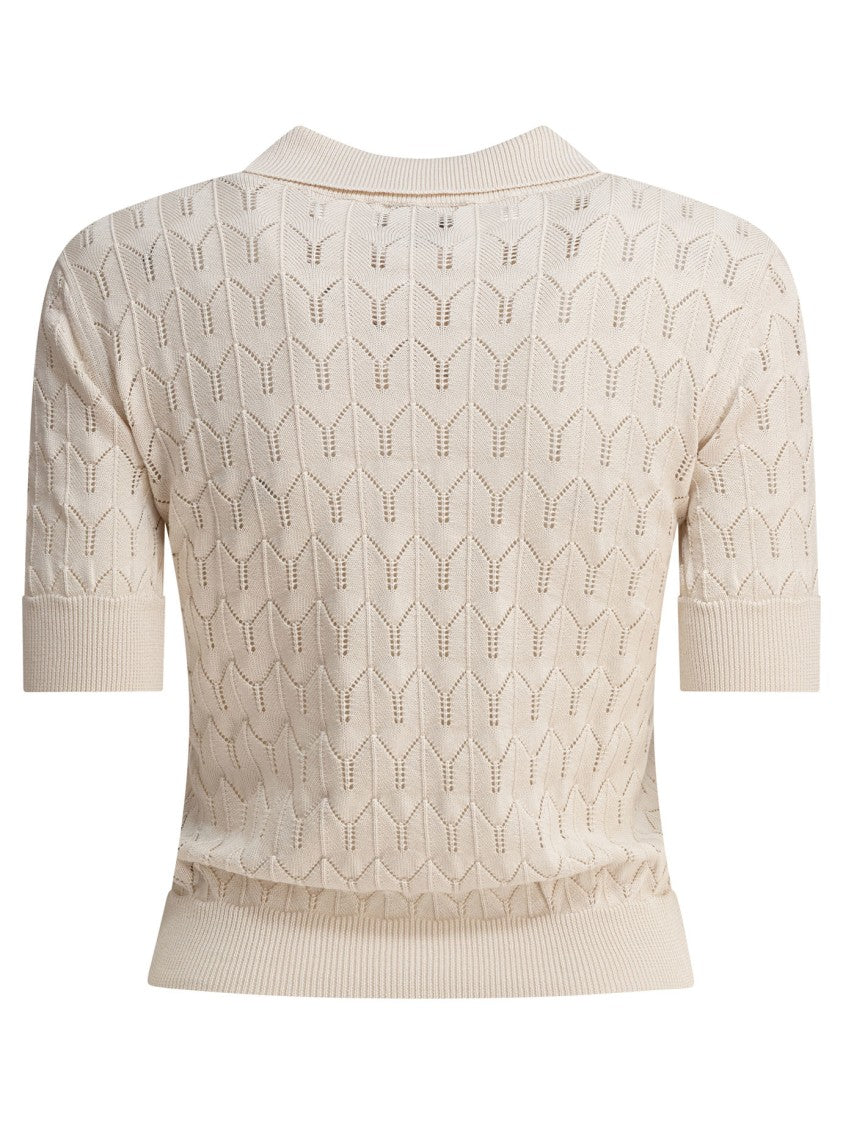 Rakki' Beige Short-Sleeved Polo Shirt