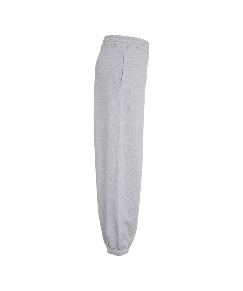 8Pm Relaxed Fit Grey Jogging Pants With Elastic Waistband