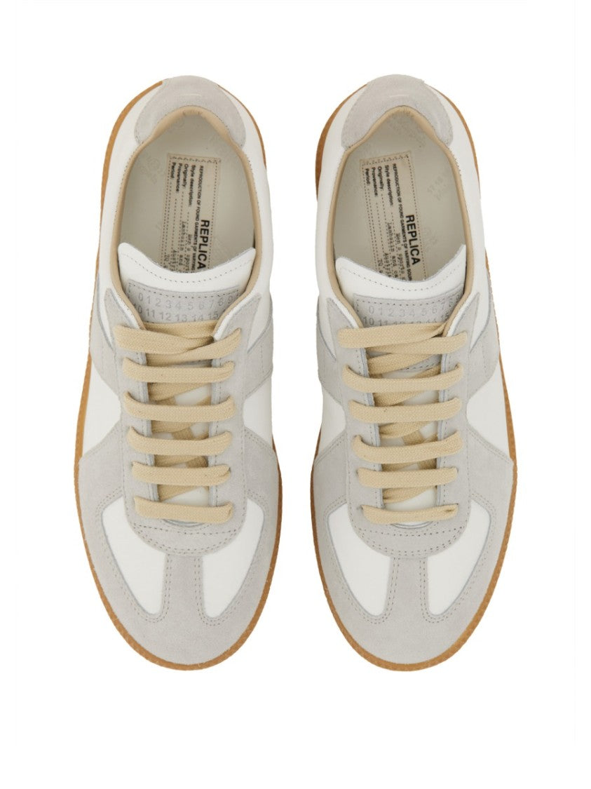 Maison Margiela Low-Top Suede Leather Vintage Sporty Sneakers