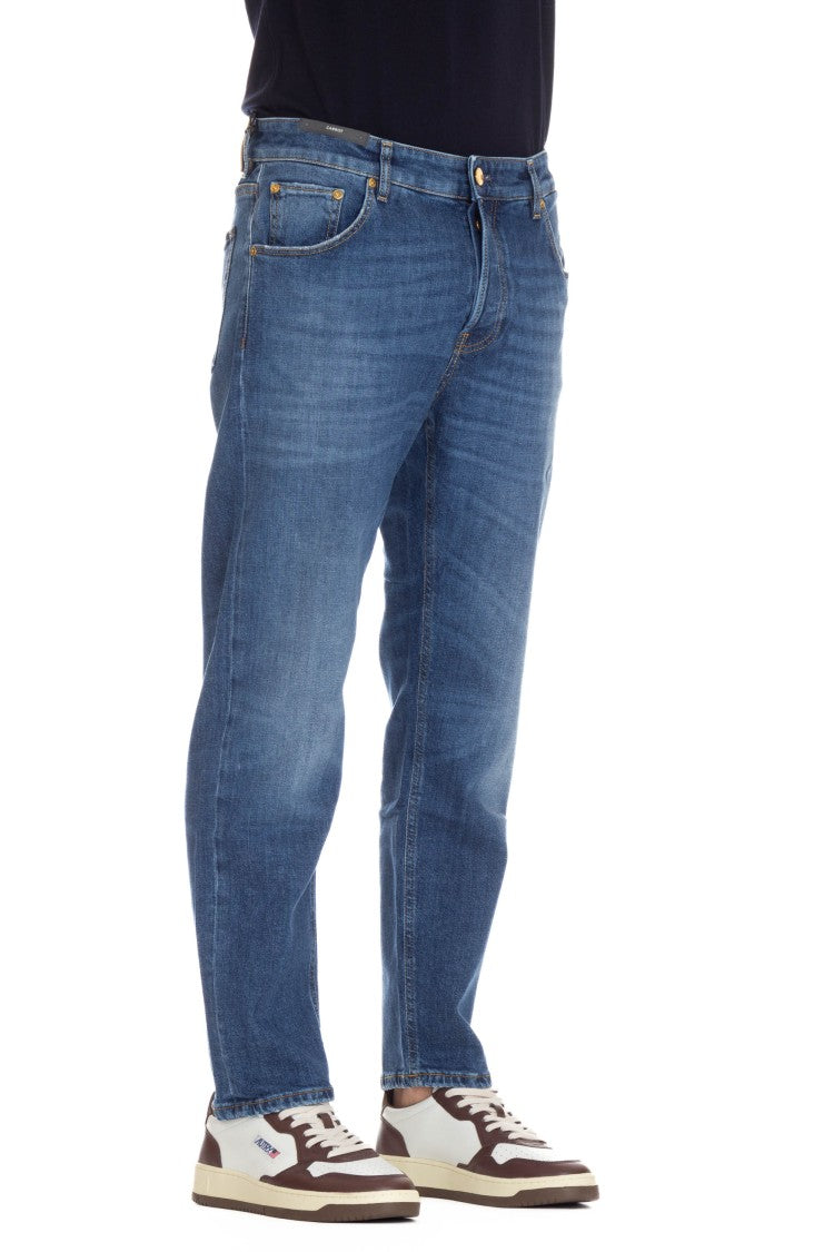 Pt Denim Camoscio Carrot Fit Jeans