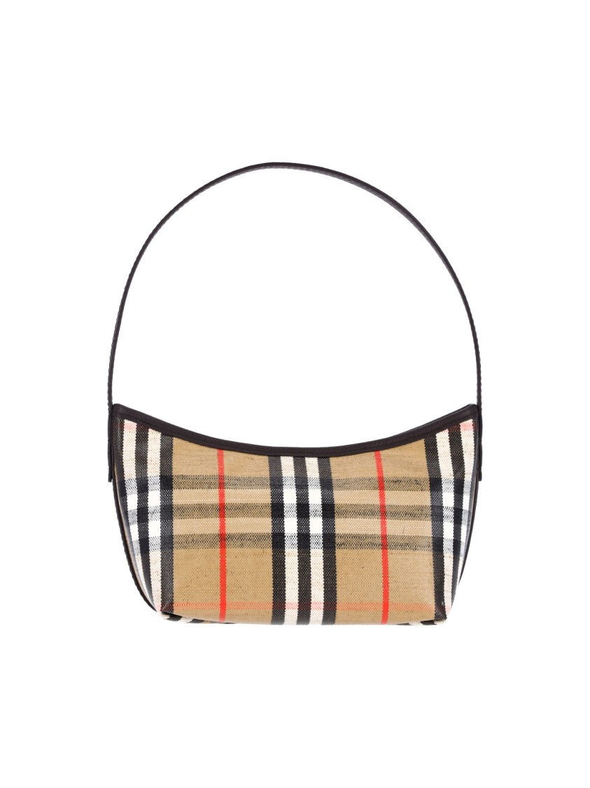 Burberry "Highlands" Shoulder Bag – Beige
