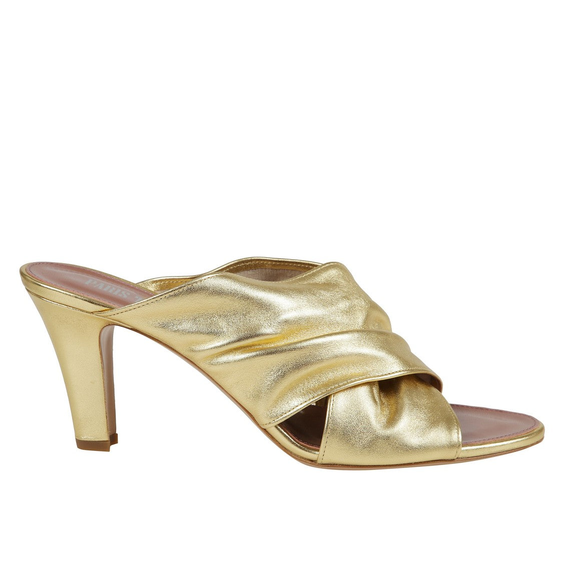 Paris Texas Leather Open-Toe Mules
