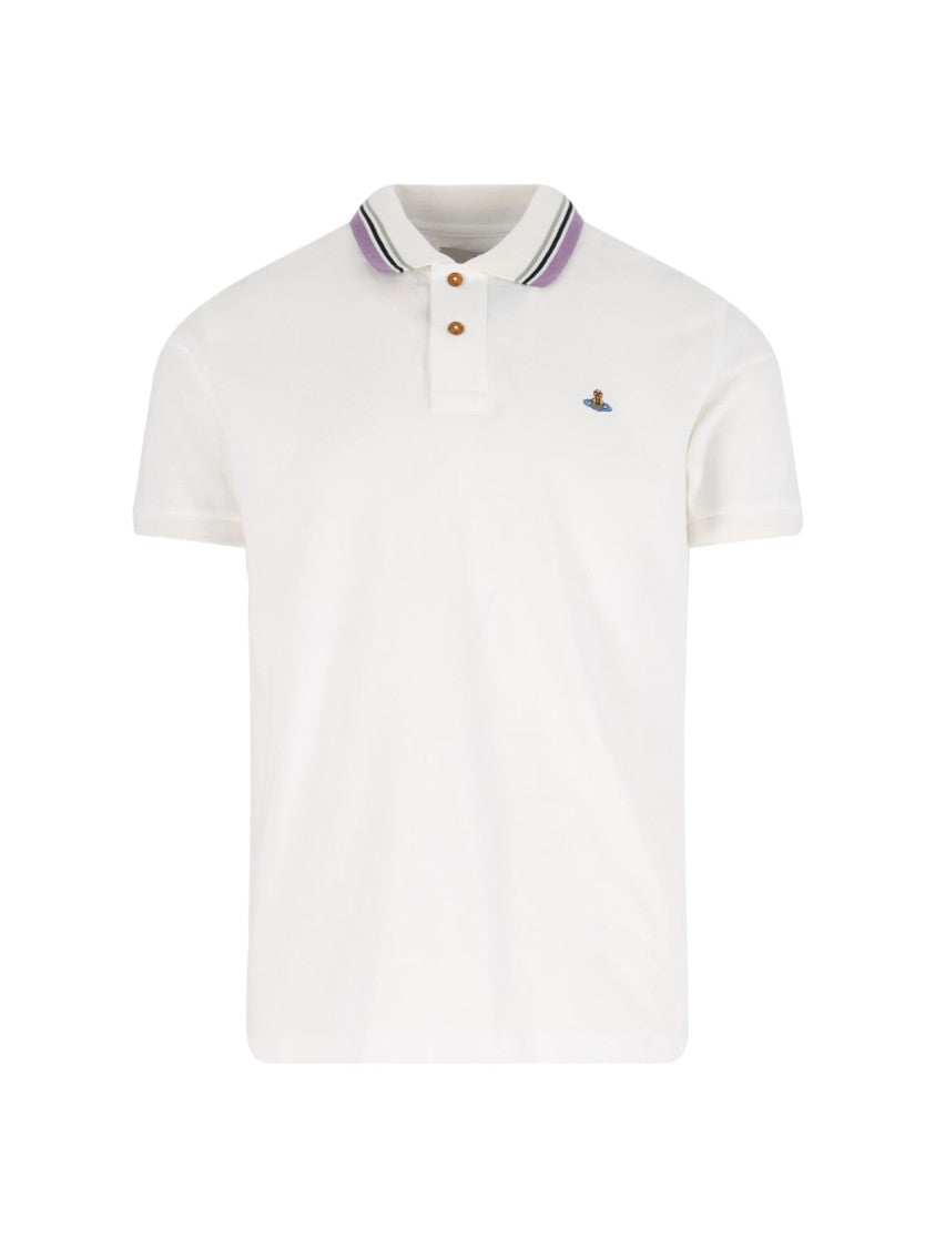 Vivienne Westwood "Orb" Polo Shirt White