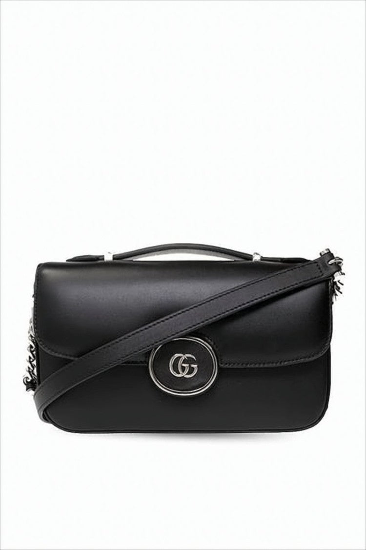 Gucci Rectangular Tote Bag With Polished Logo