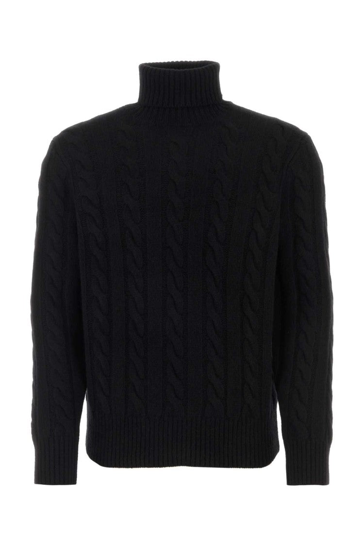 Polo Ralph Lauren Black Wool Blend Sweater