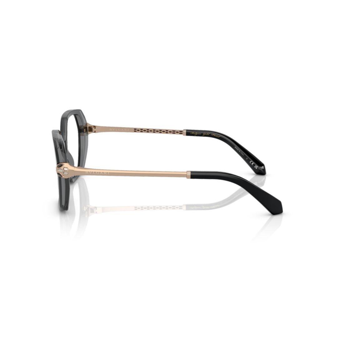 Bulgari Gold 0Bv4215kb Acetate Geometric Eyeglasses