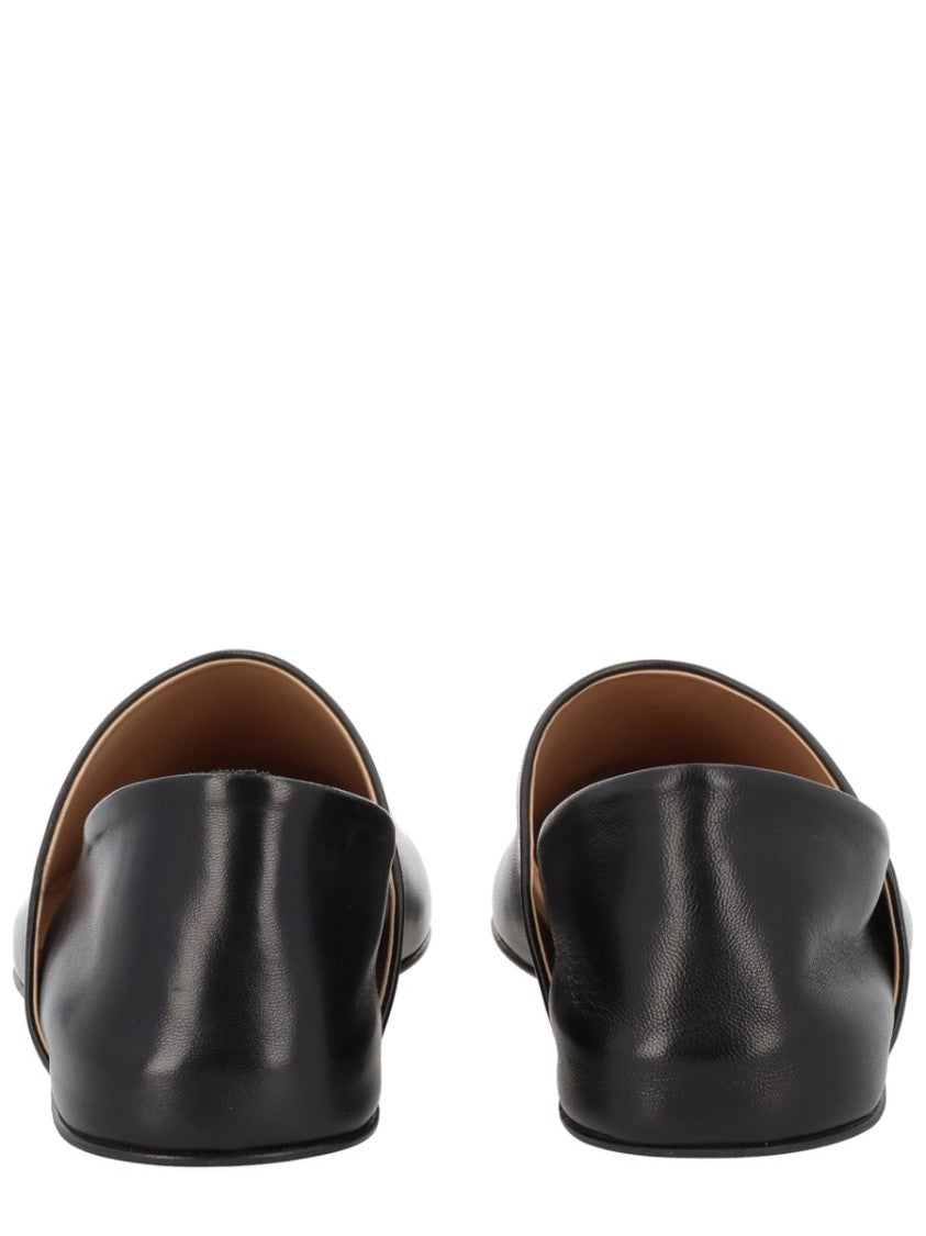J. W. Anderson Pointed-Toe Backless Lambskin Slippers