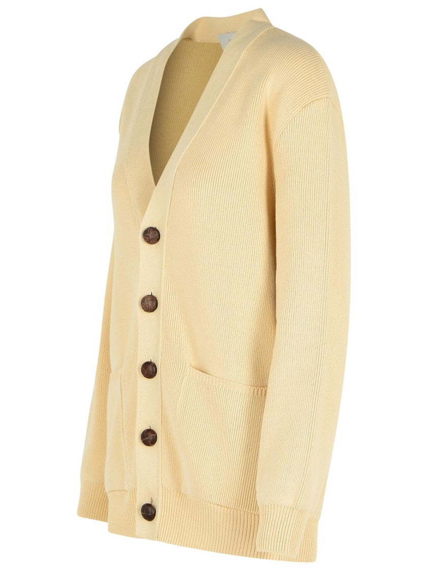 Golden Goose Beige Cotton Cardigan