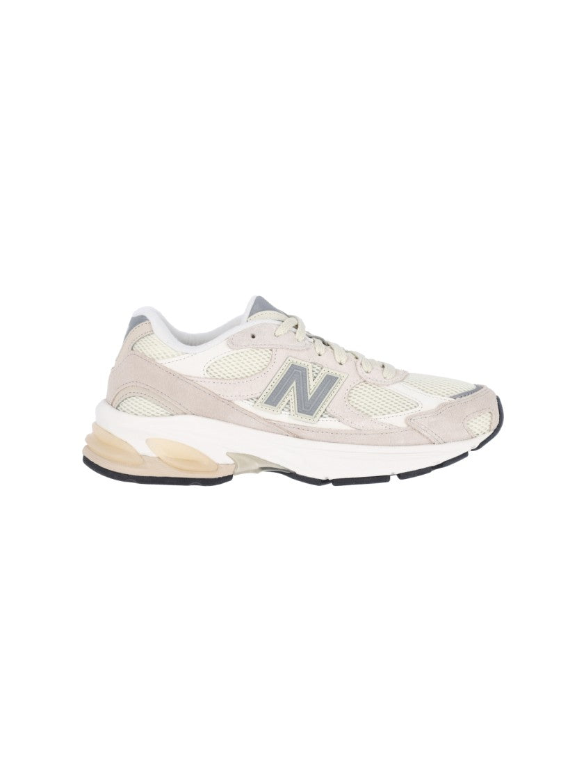 New Balance Beige 2010 Suede Mesh Sneakers