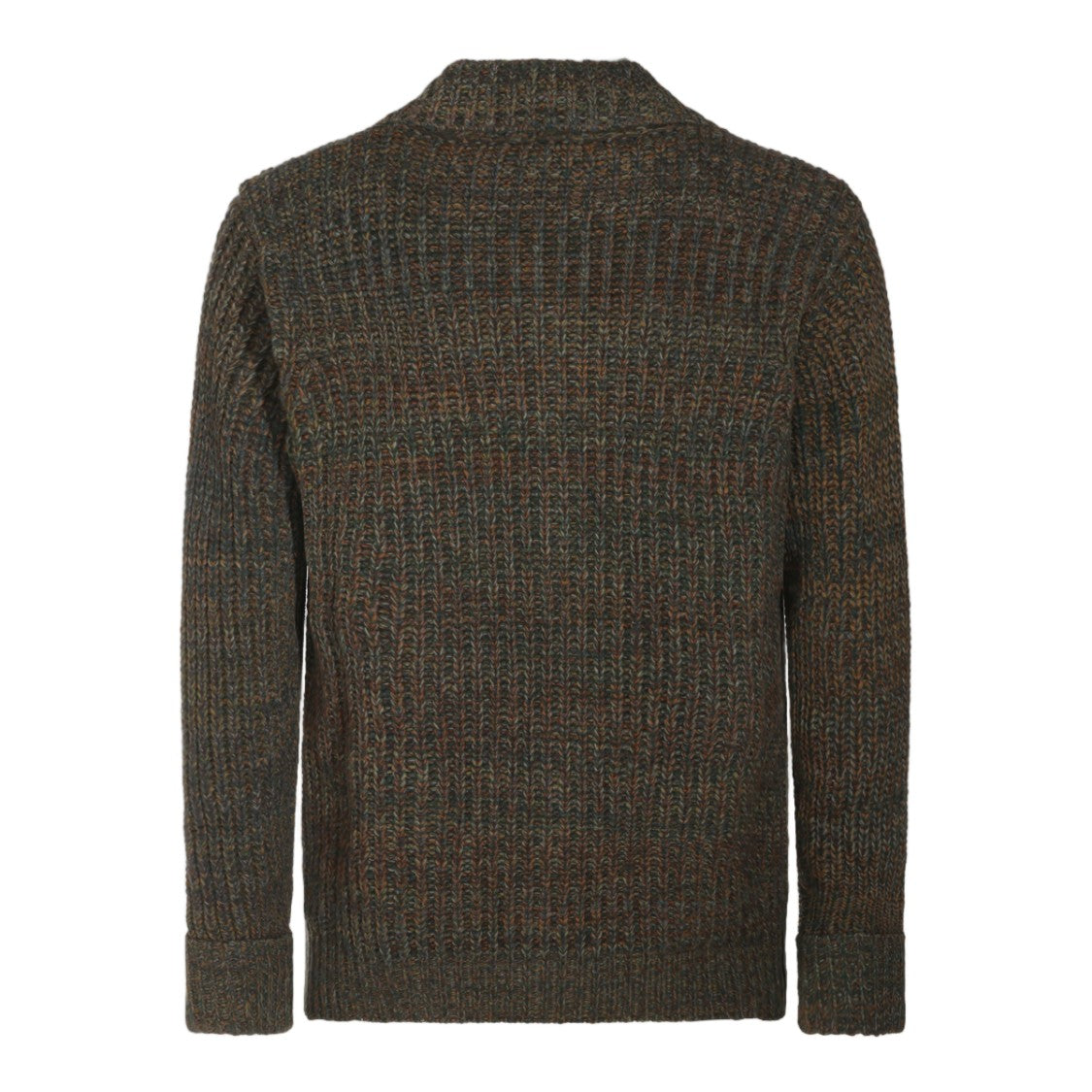 Altea Ribbed Collared Button-Up Cardigan