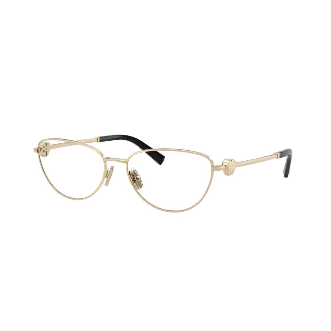 Tiffany & Co. Gold-Toned Cat-Eye Eyeglasses With Heart Accents