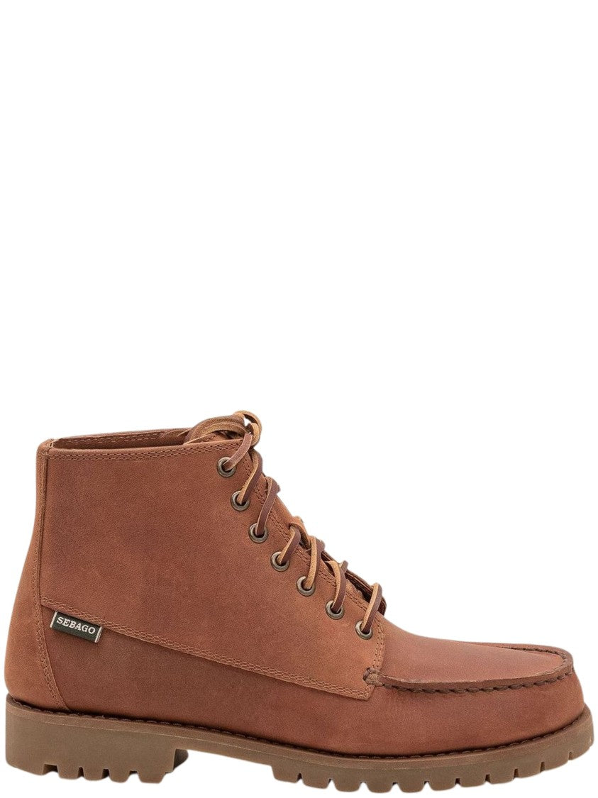 Sebago Walker Mid-Height Moc Toe Lace-Up Boots