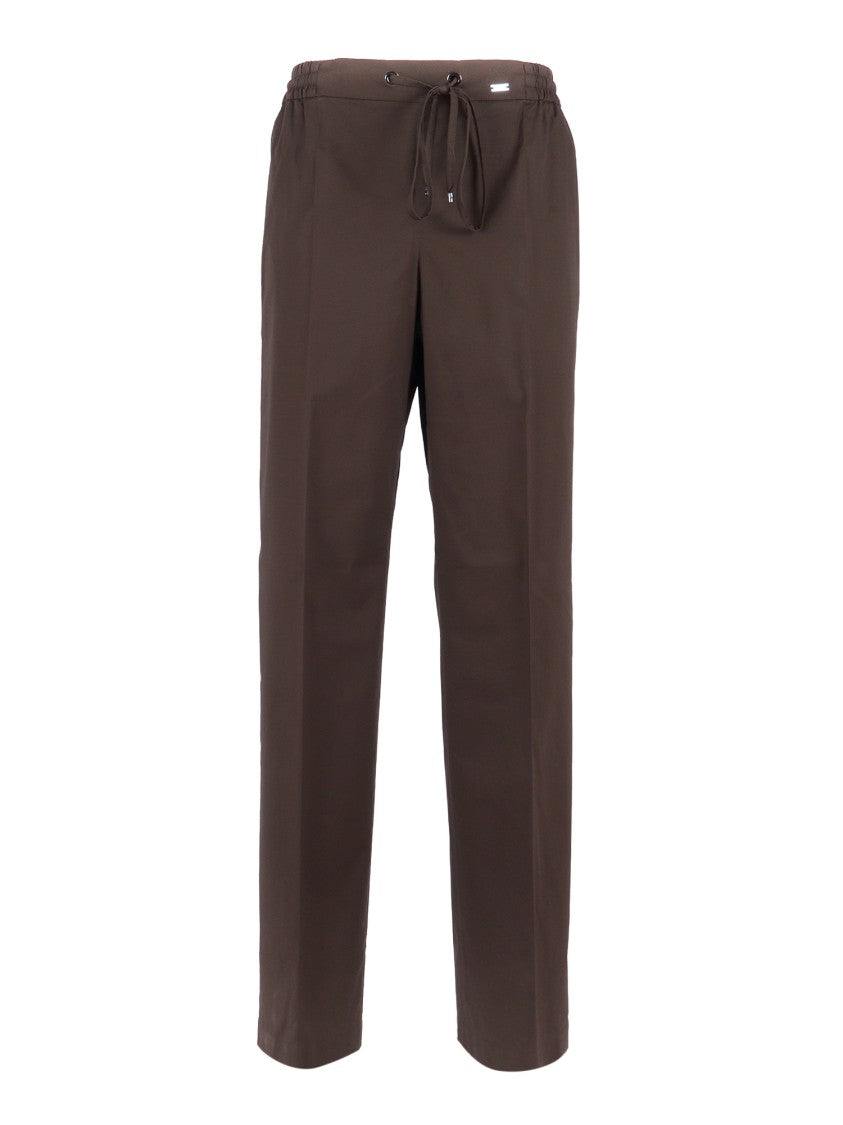 Fay Easy Pant Drawstring Straight-Leg Pants