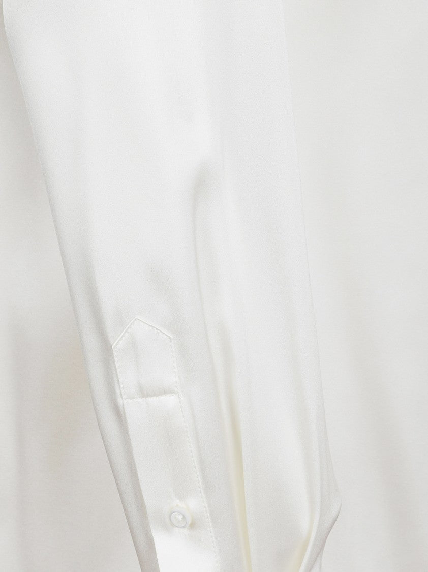 Polo Ralph Lauren Silk Shirt With Classic Collar