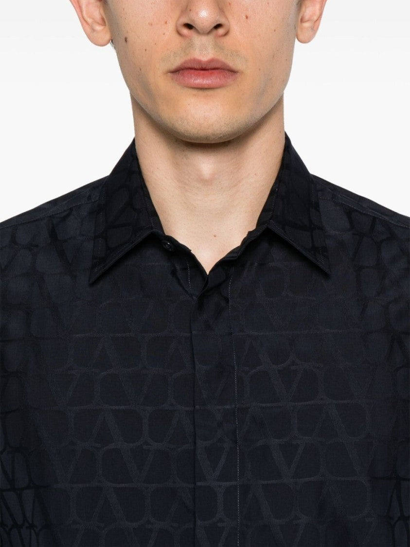Valentino `Toile Iconographe` Long Sleeve Shirt