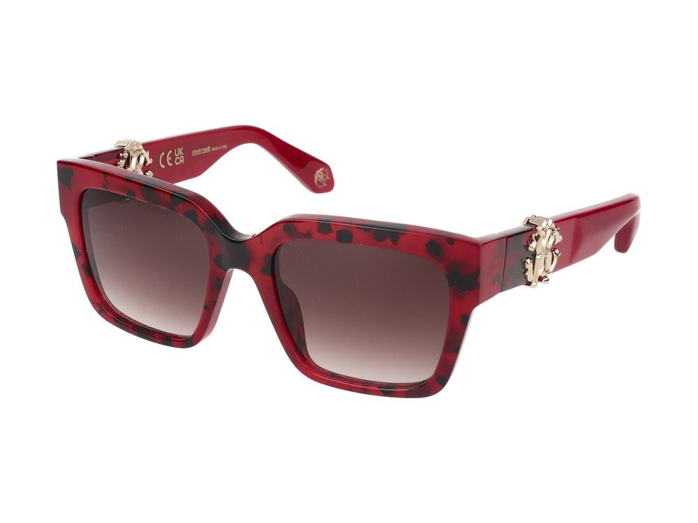 Roberto Cavalli Sunglasses Src040m 07Mt Square Red 54/20/140