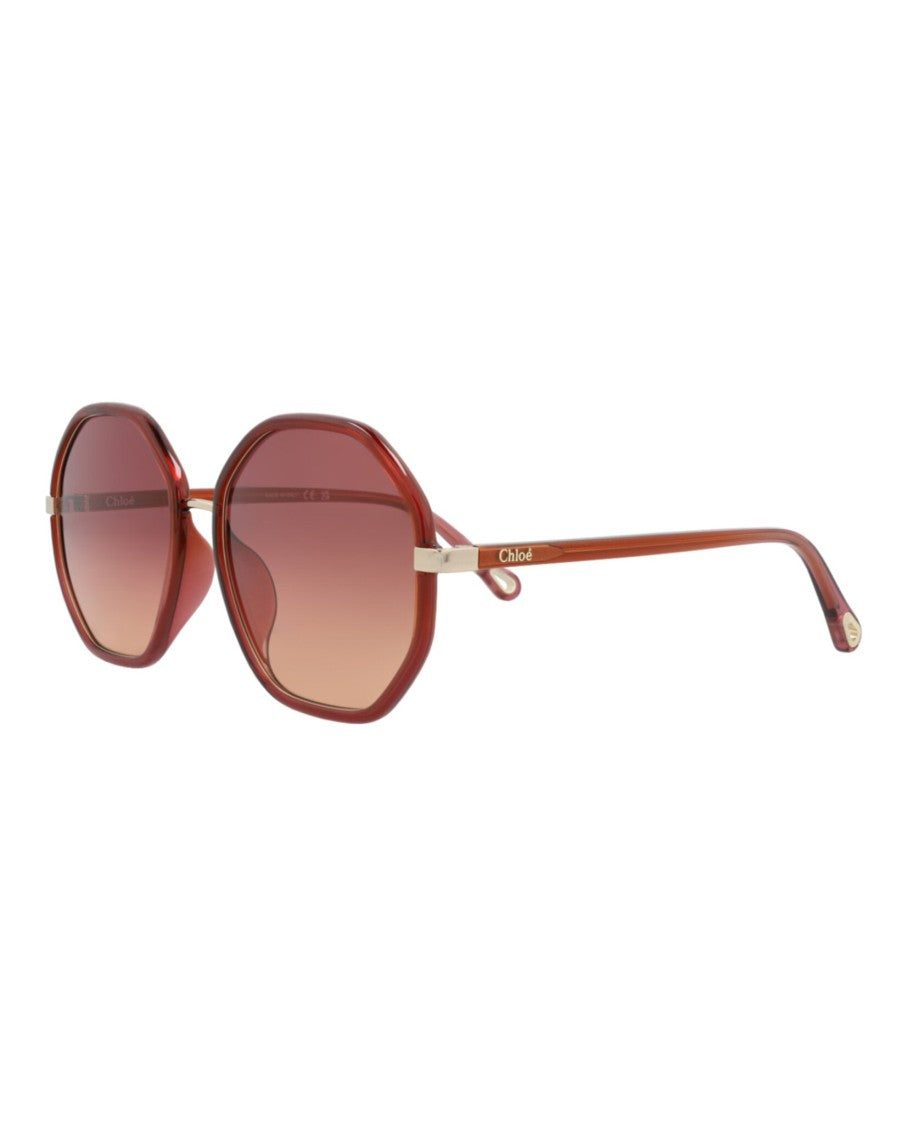 Chloé Round-Frame Bio Injection Sunglasses