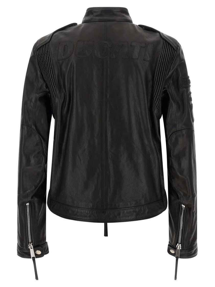 Dsquared2 Dsquared2 X Ducati Capsule Leather Jacket