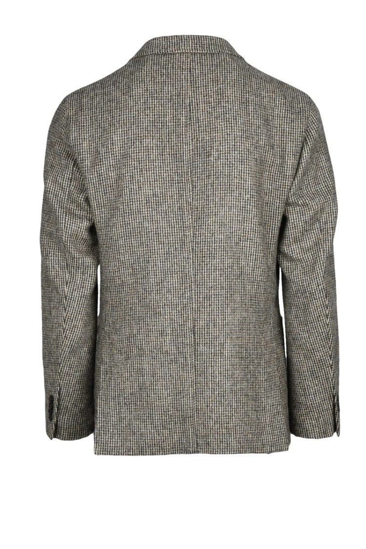 Boglioli Wool Jacket - Black/Beige