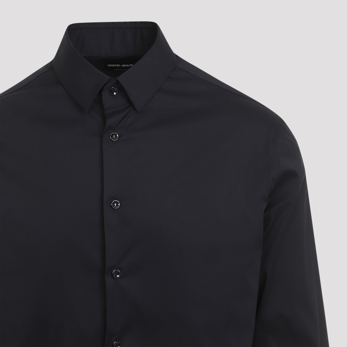 Giorgio Armani Dark Navy-Blue Cotton Shirt