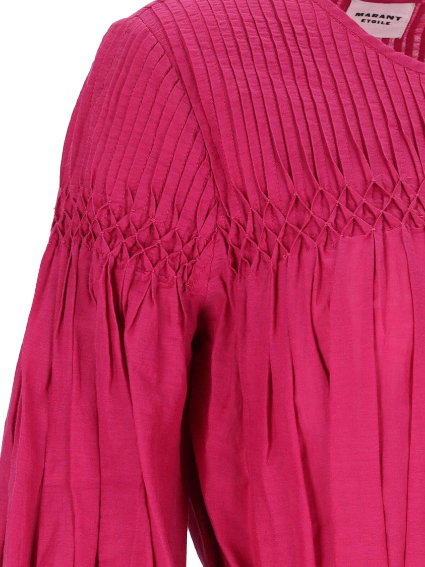 Isabel Marant Étoile Cotton Chemisier Mini Dress