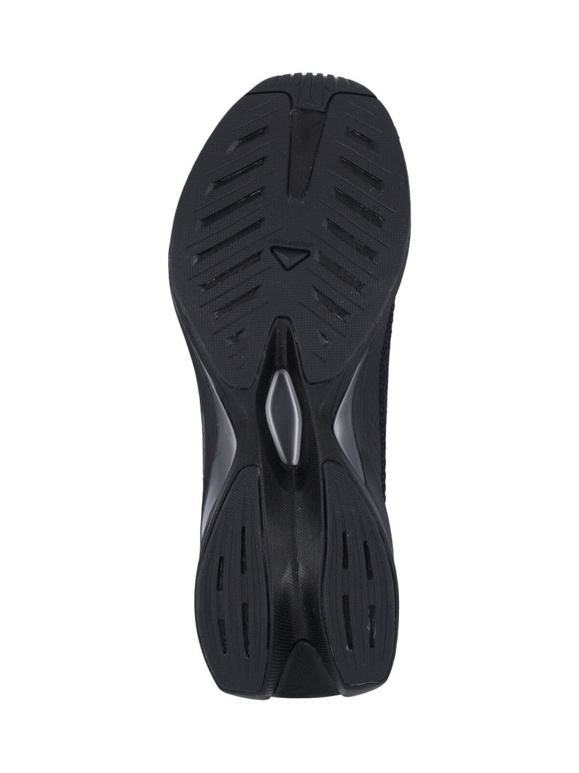 Mm6 By Maison Margiela Rounded Toe Sneakers With Textured Rubber Sole