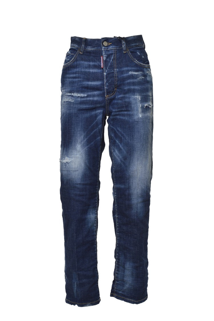 Dsquared2 Vintage Wash Effect Jeans