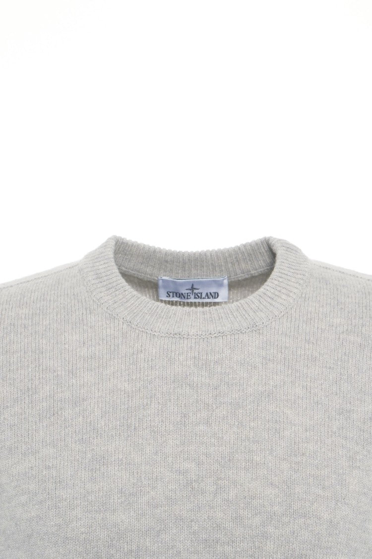 Stone Island Versatile Grey Knit Sweater