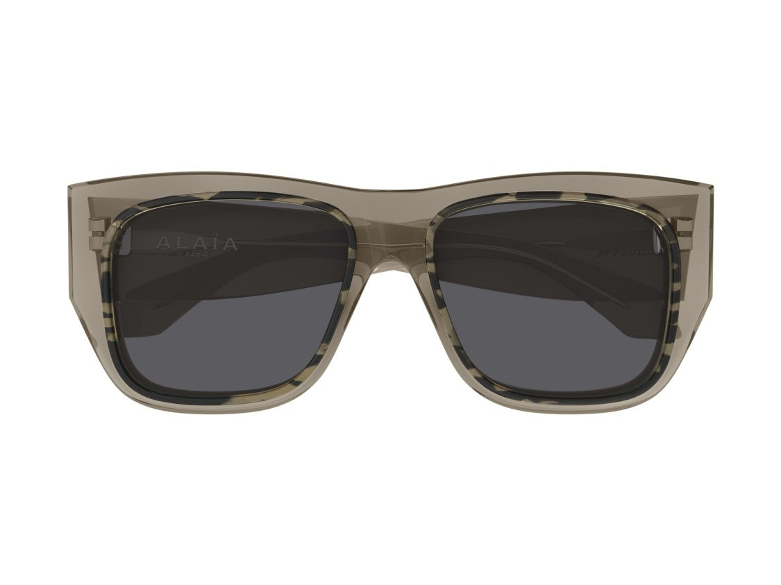 Azzedine Alaïa Tortoiseshell Oversized Square Frame Sunglasses