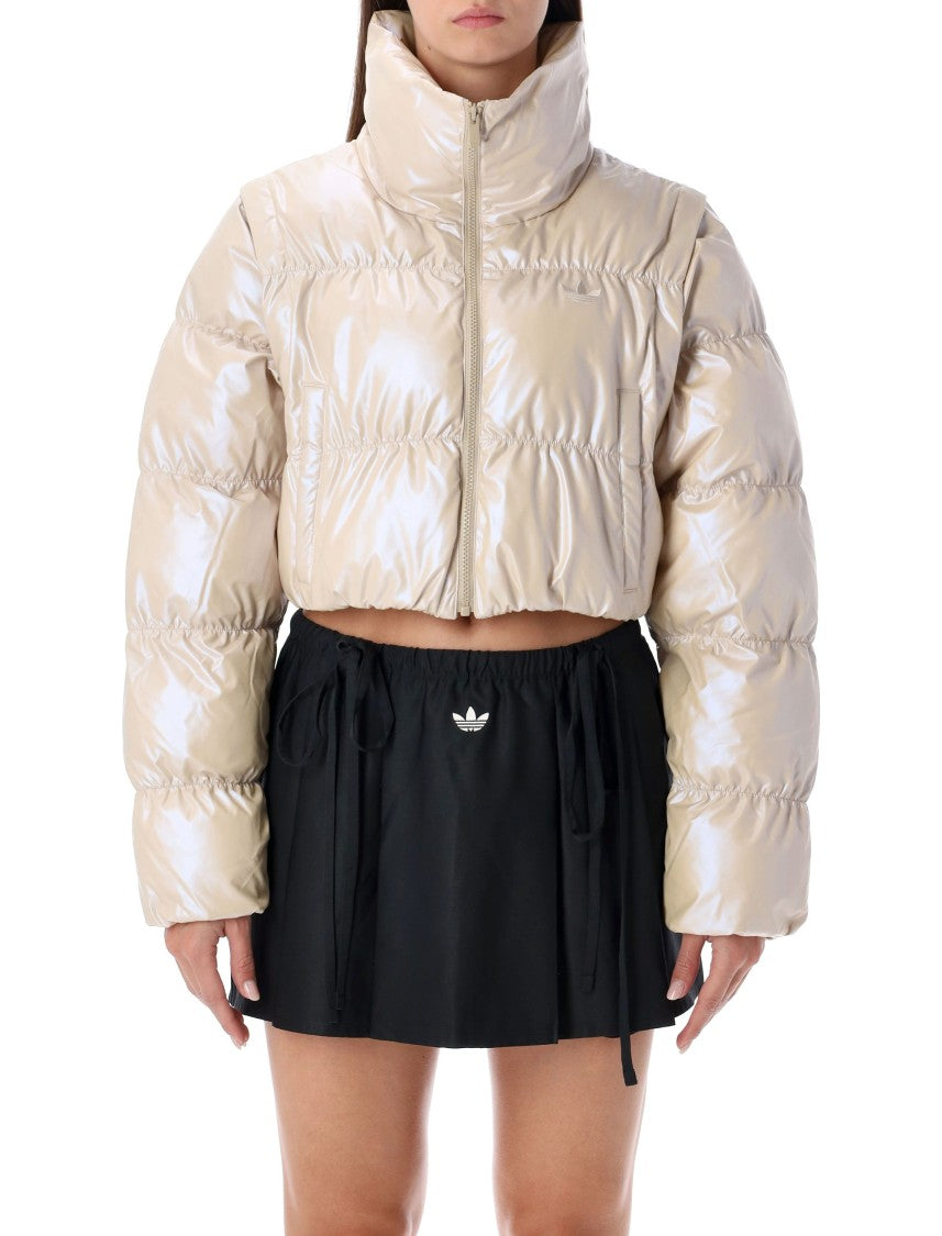 Adidas Originals Glossy Cropped Puffer