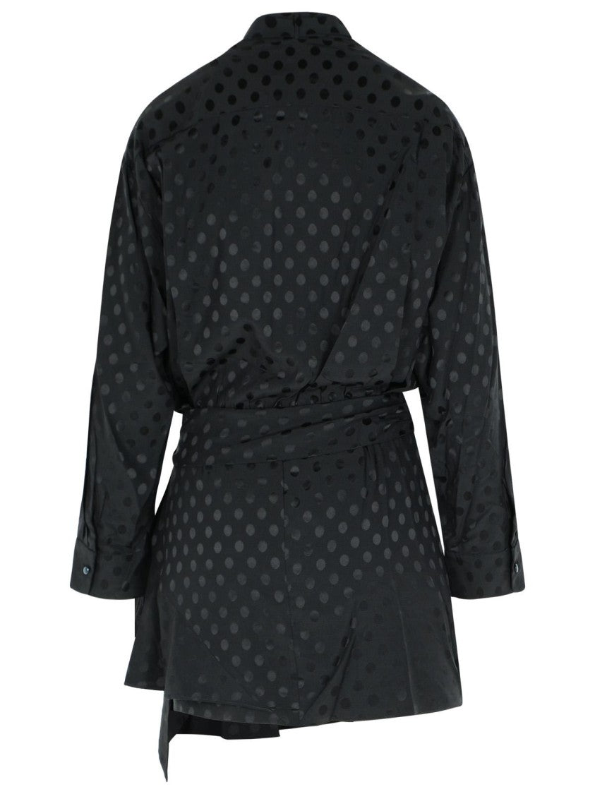 Isabel Marant Black Silk Dress