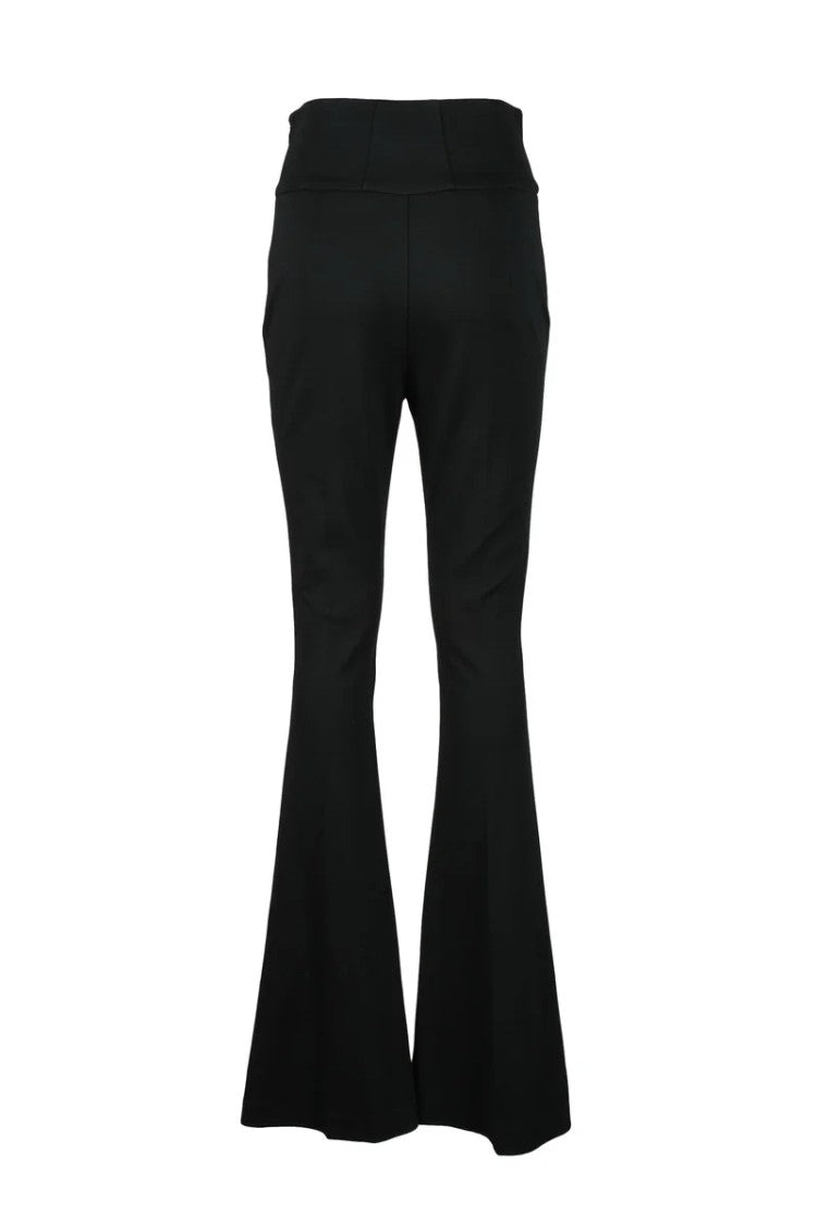 Simona Corsellini Simona Corsellini Trousers Black Elastane