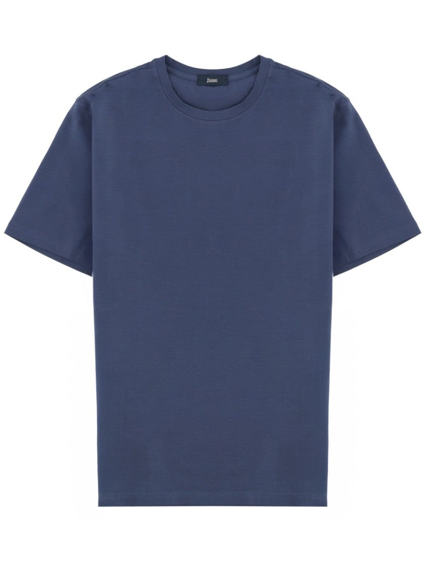 Herno Minimalist Cotton-Blend Crewneck T-Shirt