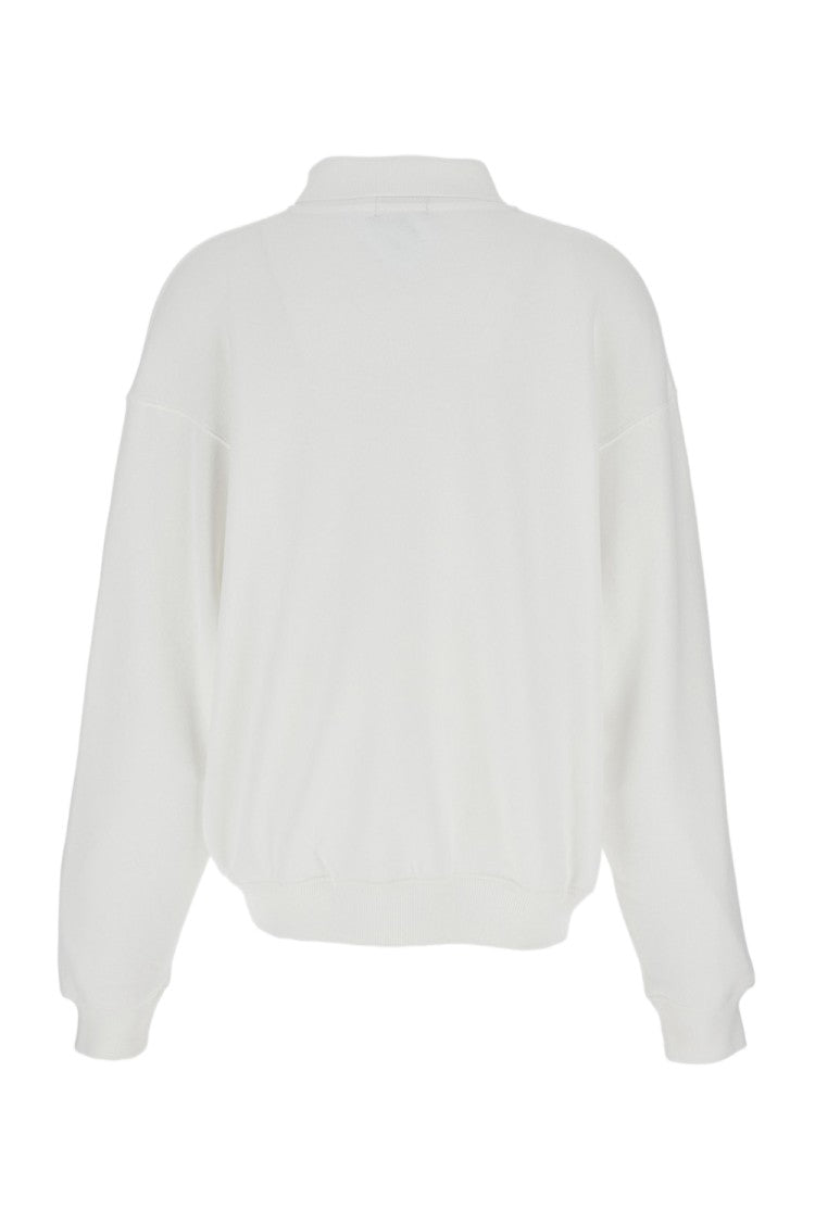 Polo Ralph Lauren White Relaxed Fit Polo Sweater