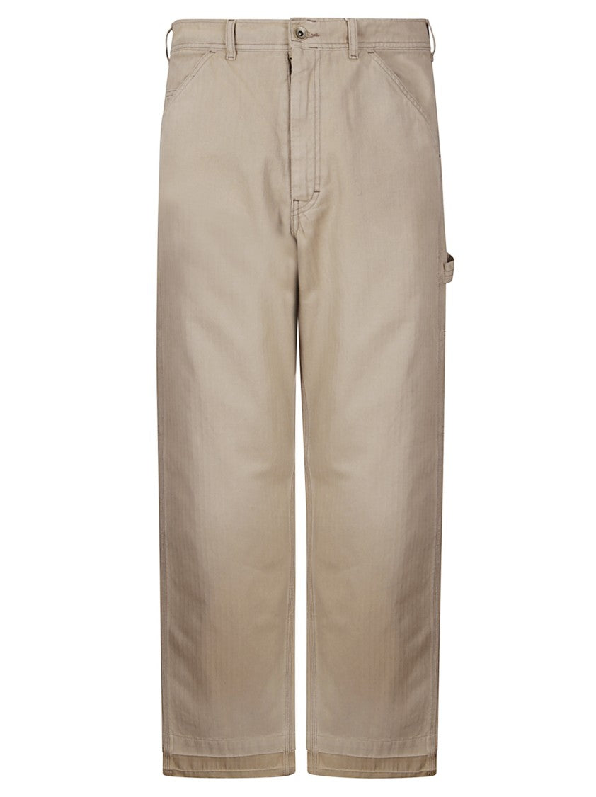 Maison Margiela Straight-Leg Twill Work Pants