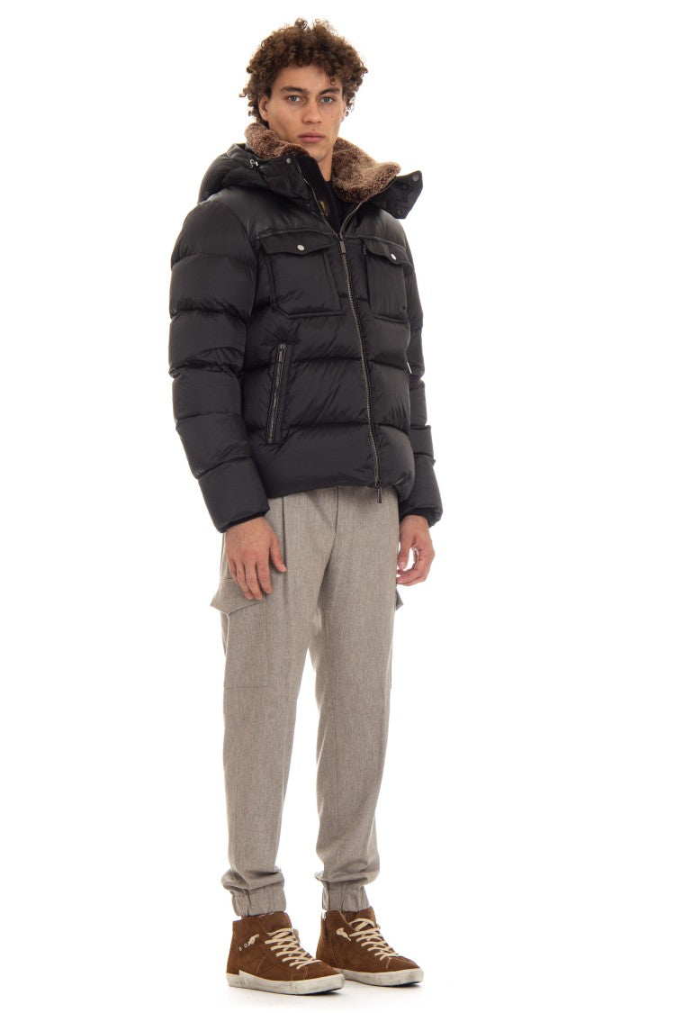 Moorer Nylon & Leather Bomber Mod. Alarick-Peh