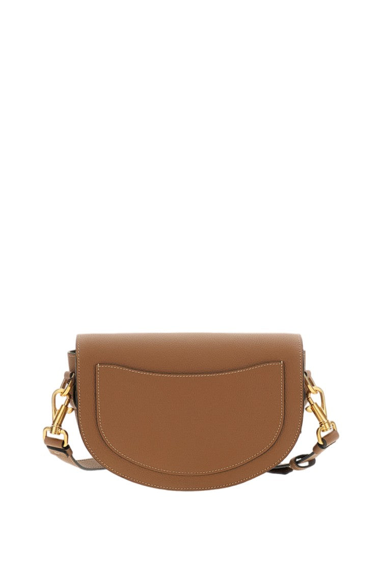Tod's Brown Hammered Leather Shoulder Bag