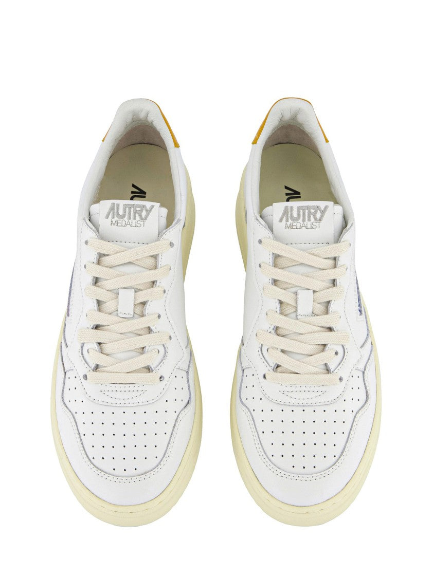 Autry White Leather Sneakers