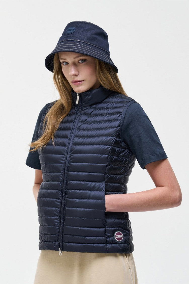 Colmar Blue Technical Nylon Zip-Up Jacket