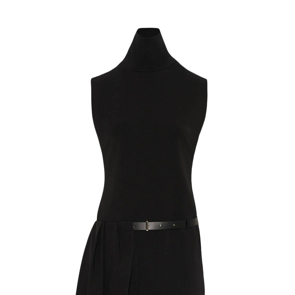 Jean Paul Gaultier Asymmetric Midi Dress With Stylish Belt