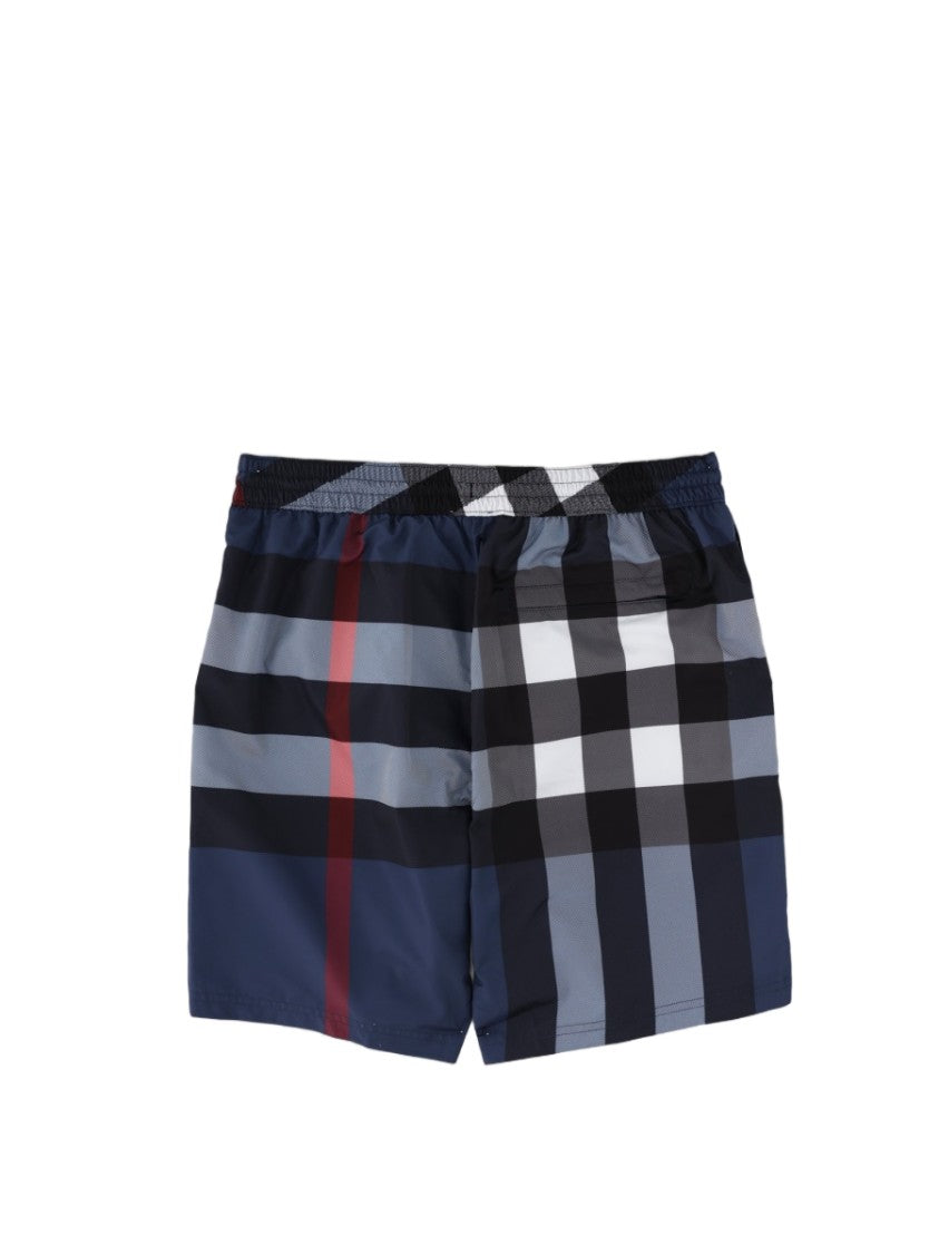 Burberry Multicolour Bold Checkered Swim Shorts