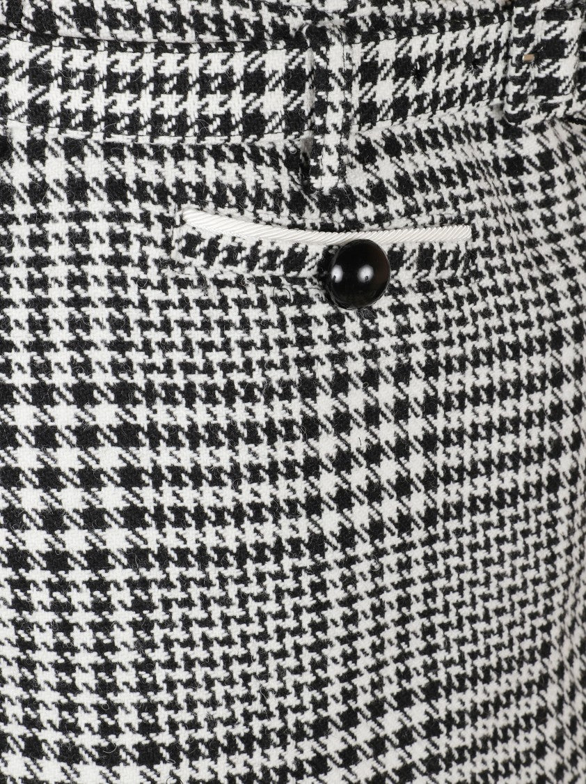 Self-Portrait Mini Skirt With Classic Check Pattern