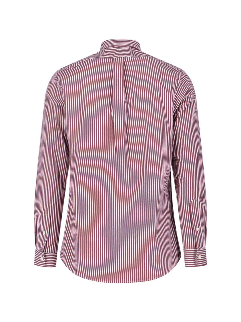Polo Ralph Lauren Striped Logo Shirt – Red