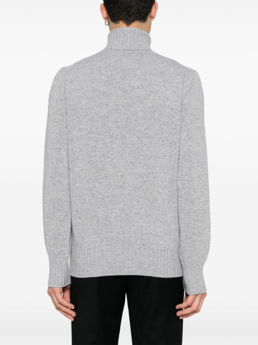 Doppiaa Amintore High-Neck Ribbed Sweater