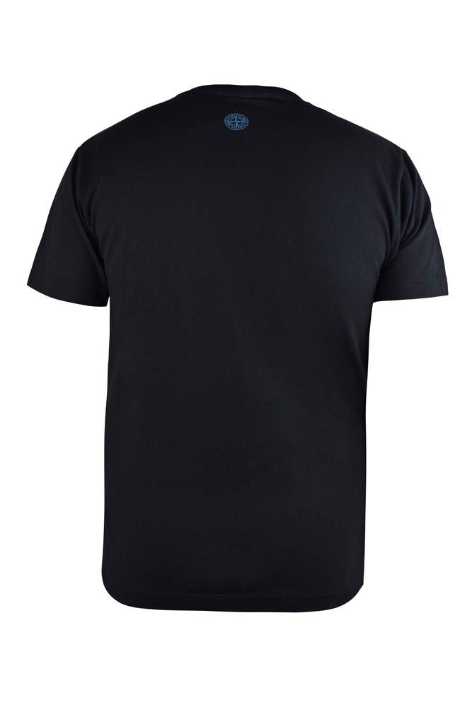 Stone Island Black Cotton T-Shirt