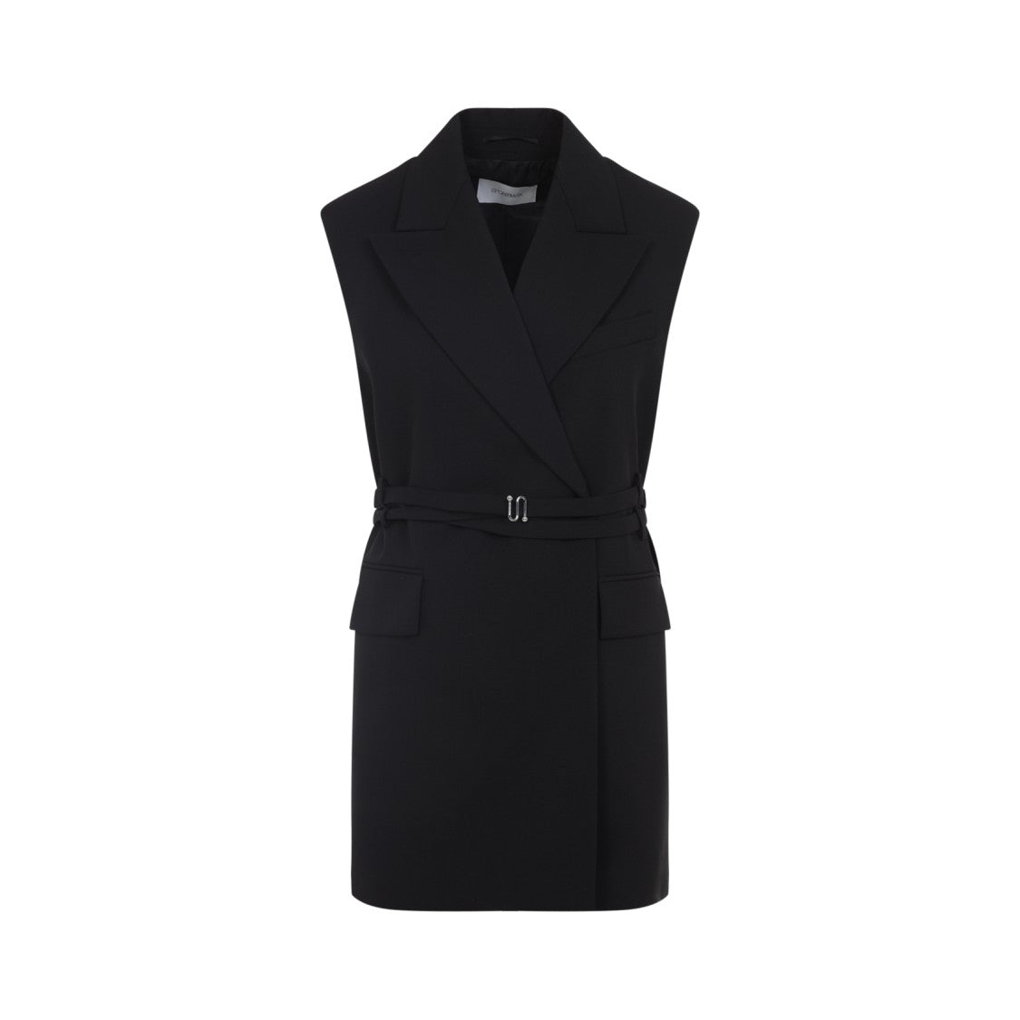 Sportmax Black Virgin Wool Ciurma Gilet