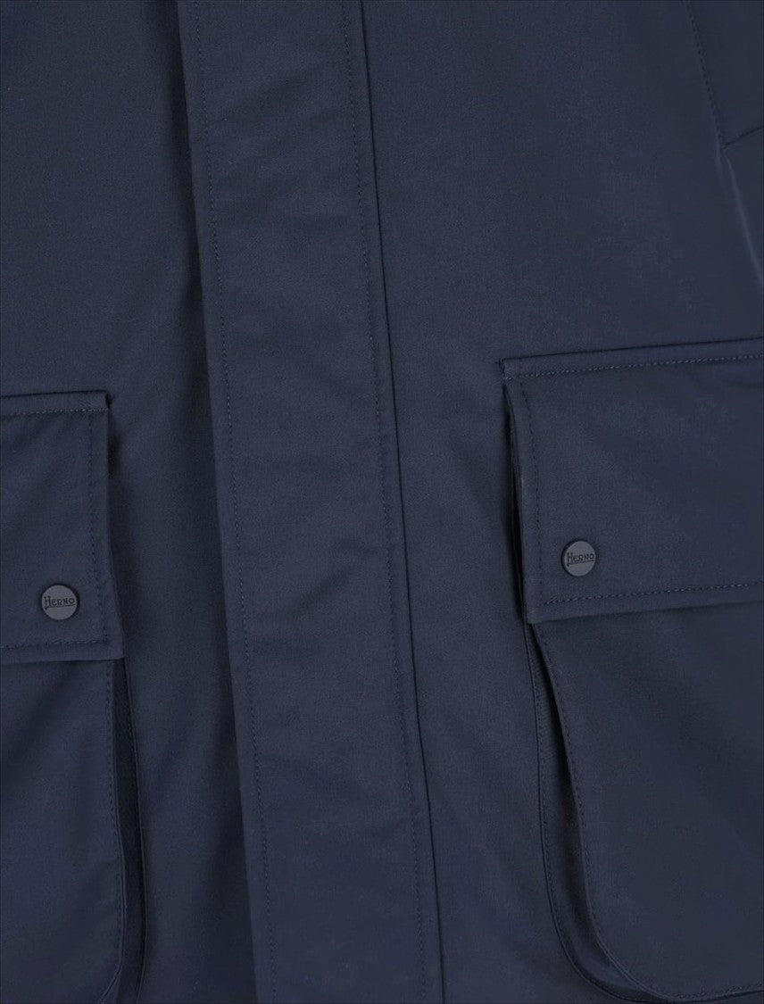 Herno Classic Button And Zip Closure Jacket