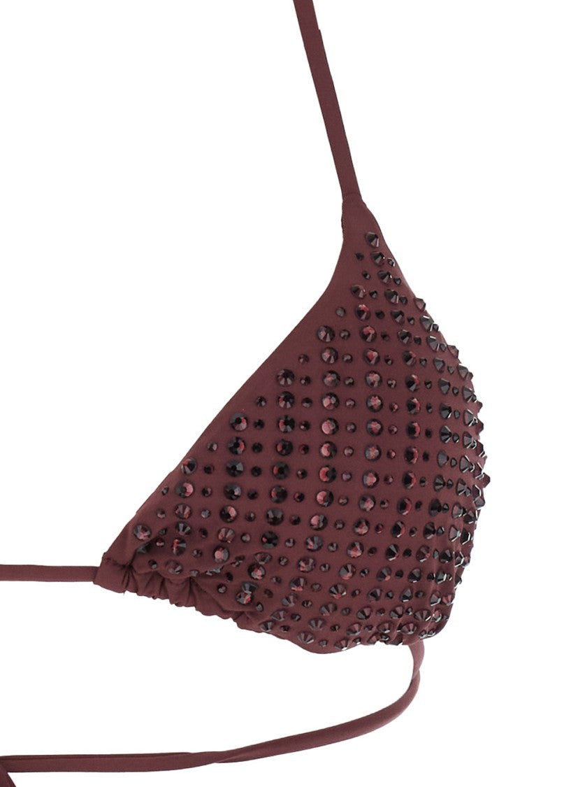 Venuja Bordeaux Bikini With Tie Closure
